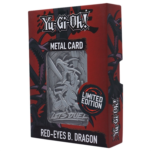 Yu-Gi-Oh! - Red-Eyes B Dragon - Limited Edition Metal Card Collectible